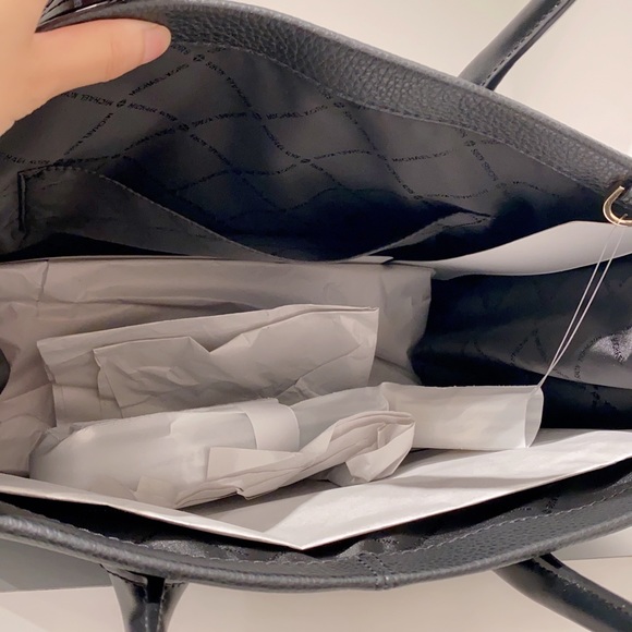 Michael Kors Mirella Medium Pebbled Leather Tote Bag - Picture 5 of 6